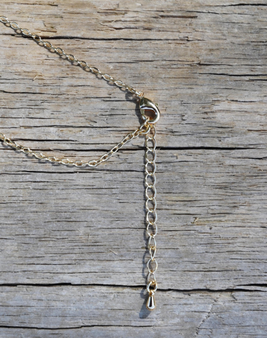 Sand Dollar Square Pendant Necklace Hand Stamped, Gold Plated