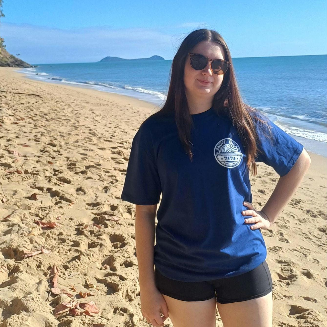 Coastal Kombi Van Surf T-Shirt, Blue AS Colour Staple Tee, Ocean Inspired Brand