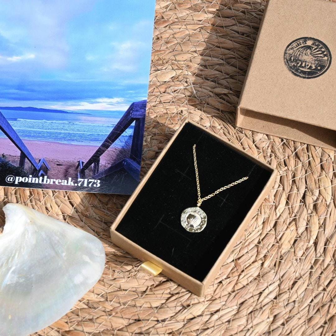 Ocean Necklace Set, Gold- Plated Seashell and Dainty Starfish, Tarnish Resistant Layered Jewellery
