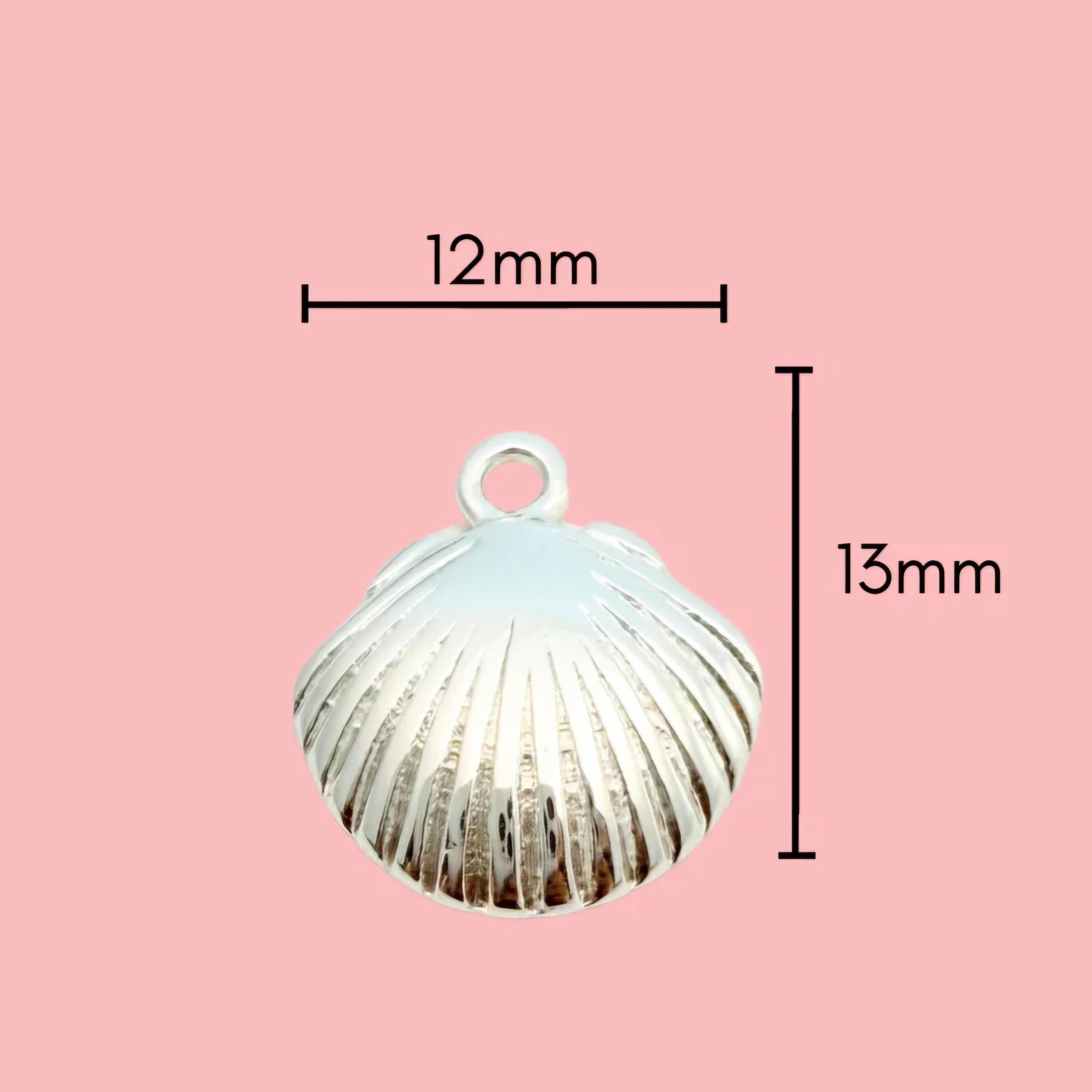 Coastal Seashell Necklace, Silver-Plated Tarnish Resistant, Surfer Accessory